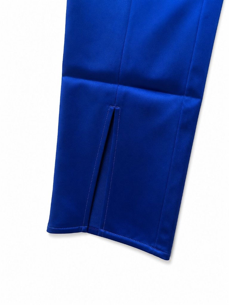 Sleek Front Slit Trousers Women's Size Large - Cobalt Blue - Nwt — image 6 of 8
